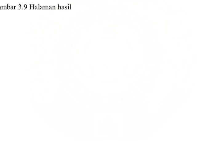 Gambar 3.9 Halaman hasil 