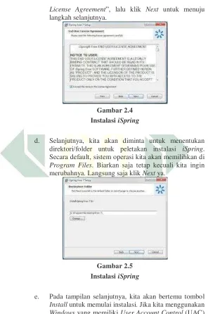 Instalasi Gambar 2.4 iSpring 