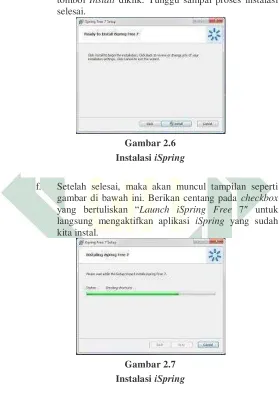  Gambar 2.6 Instalasi iSpring