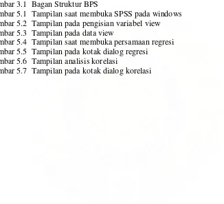 Gambar 3.1  Bagan Struktur BPS  