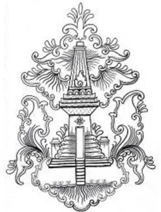 Gambar 14. Motif Bajang Ratu  (Desain: Sri Marwati, 2013) 