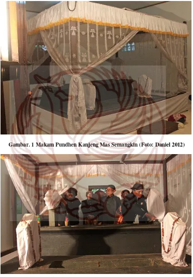 Gambar. 1 Makam Pundhen Kanjeng Mas Semangkin (Foto: Daniel 2012) 