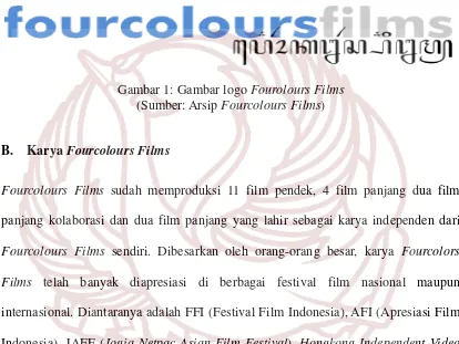 Gambar 1: Gambar logo Fourolours Films 