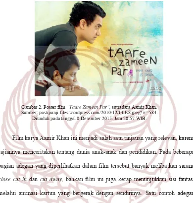 Gambar 2. Poster film “Taare Zameen Par”, sutradara Aamir Khan. 