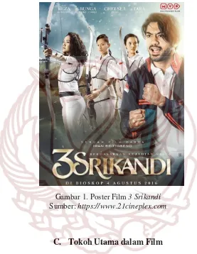 Gambar 1. Poster Film 3 Srikandi 