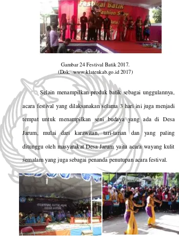 Gambar 24 Festival Batik 2017.  