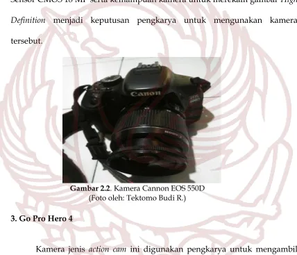 Gambar 2.2. Kamera Cannon EOS 550D  