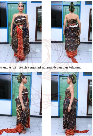 Gambar 1.5. Tokoh Sengkuni tampak depan dan belakang 