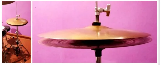 Gambar 10. Hi-hat cymbal (Foto: Indra Permana, 2017) 