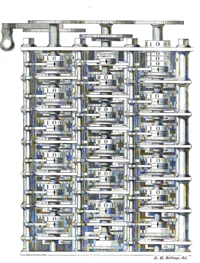 Gambar 26. Mesin Analitik Babbage 