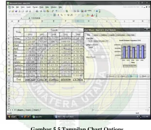 Gambar 5.5 Tampilan Chart Options 