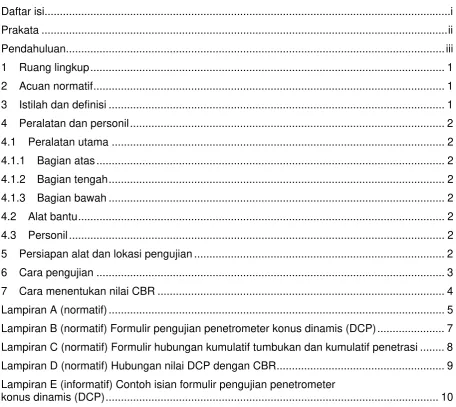 Gambar A.1 - Penetrometer konus dinamis (DCP) ................................................................