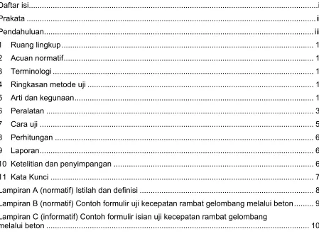 Gambar 1 - Skematik peralatan untuk pengujian ...................................................................