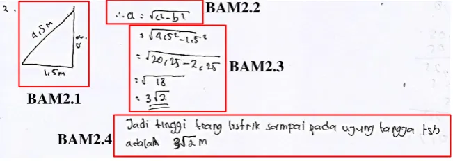 Gambar 4.2 Jawaban BA pada M2 
