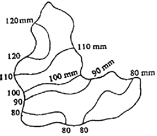 Gambar 2.12 Peta Isohiet 