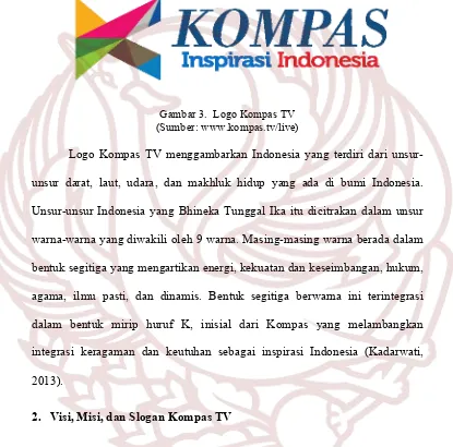 Gambar 3.  Logo Kompas TV 