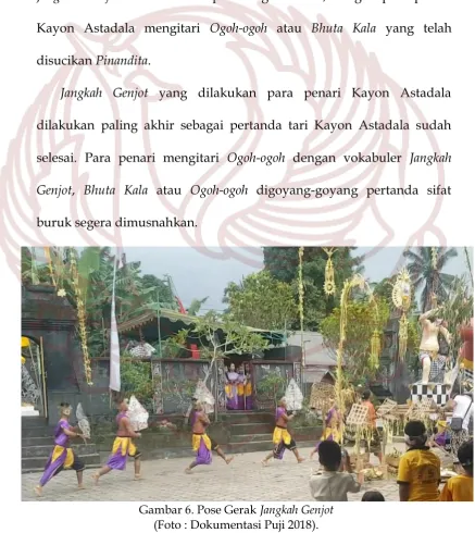 Gambar 6. Pose Gerak Jangkah Genjot 