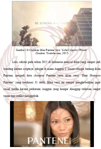 Gambar 2.6 Cuplikan iklan Pantene versi “Labels Against Women” 