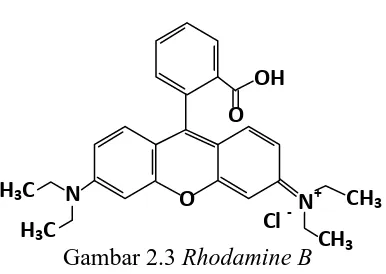 Gambar 2.3  Rhodamine B  CH