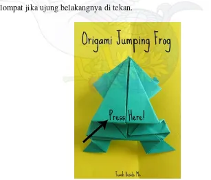 Gambar 14.  (Sumber : http://teachbesideme.com/leap-frog-math-game/ diakses oleh Irfa Kurnia pada 02 Januari 2017) Origami Bergerak Jumping Frog  
