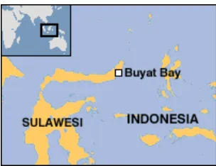 Gambar 2. Peta Teluk Buyat