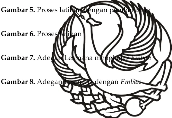 Gambar 5. Proses latihan dengan pembimbing