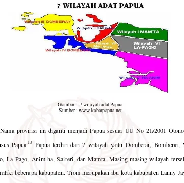 Gambar 1.7 wilayah adat Papua 