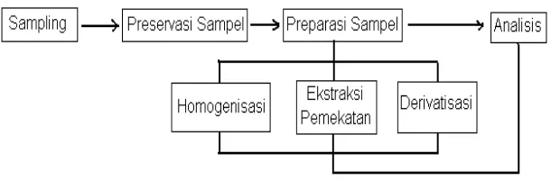 Gambar 2.5  Skema Proses Analisis (Supriyanto, 2005). 