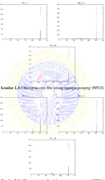 Gambar L.9.4 Histogram citra fitur lubang tegangan pumping 600V(1)