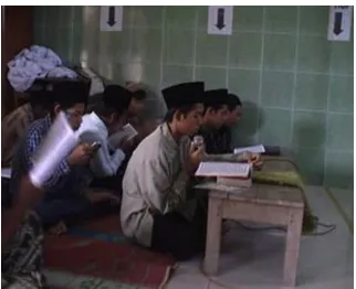 Gambar 4.3 siswa melaksanakan kegiatan khotmil al- Qur’an 