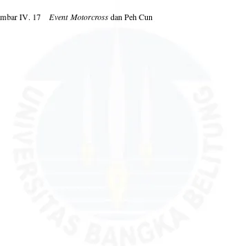 Gambar IV. 17Event Motorcross dan Peh Cun