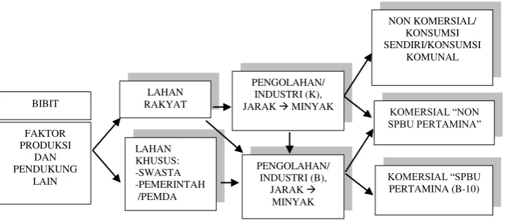 Gambar 1. Arah Pengembangan BBN Jarak Pagar 