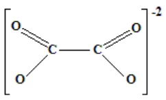 Gambar 2.2. Struktur ligan Oksalat  