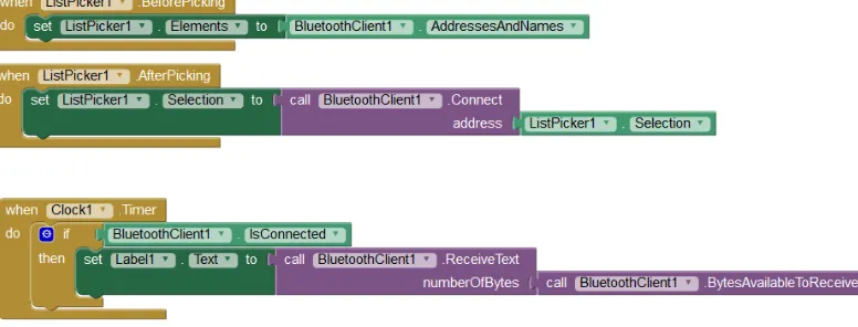 Gambar 8. Blok code program aplikasi android 