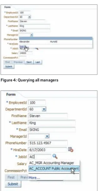 Figure 4: Querying all managers