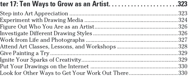 Figure Out Who You Are as an Artist ........................................................326