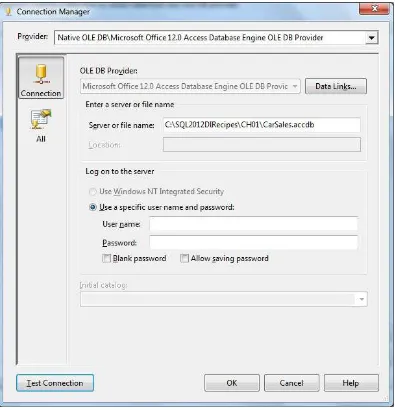 Figure 1-23. An SSIS Connection Manager for Access