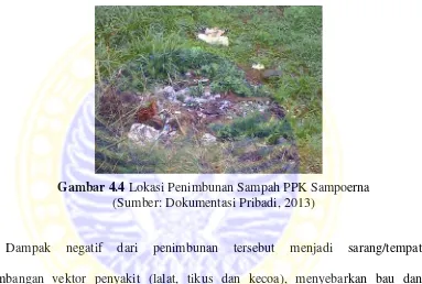 Gambar 4.4 Lokasi Penimbunan Sampah PPK Sampoerna