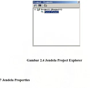 Gambar 2.4 Jendela Project Explorer 