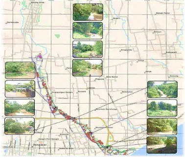Gambar 2. Pemanfaatan Daerah Sempadan Sungai Tukad Ayung 