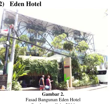 Gambar 1. samping material batu bata The Vira Bali Hotel 