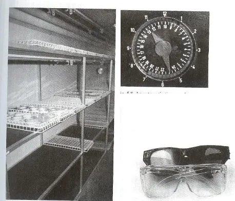 Gambar 4.  Ruang inkubasi beserta pengatur waktu otomatis dan kacamata 