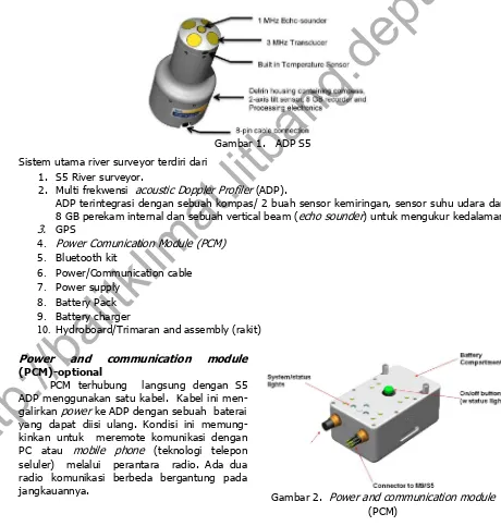 Gambar 2.  Power and communication module   