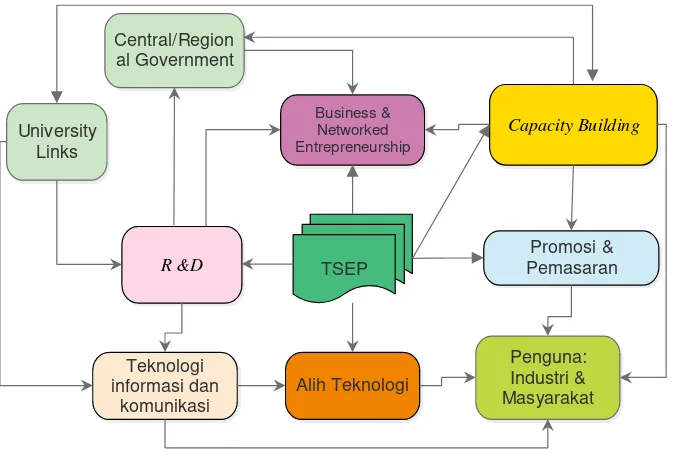 Gambar 3. Model Konsepsi Pengembangan TSEP 