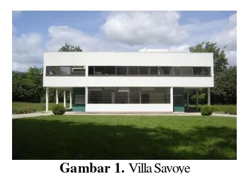 Gambar 1. Villa Savoye 