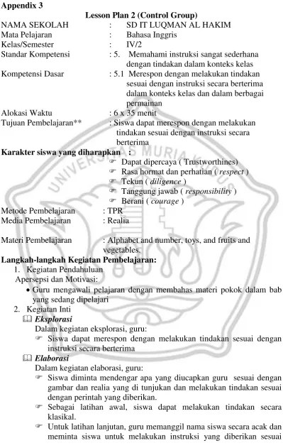 gambar dan realia yang di tunjukan dan melakukan tindakan sesuai 