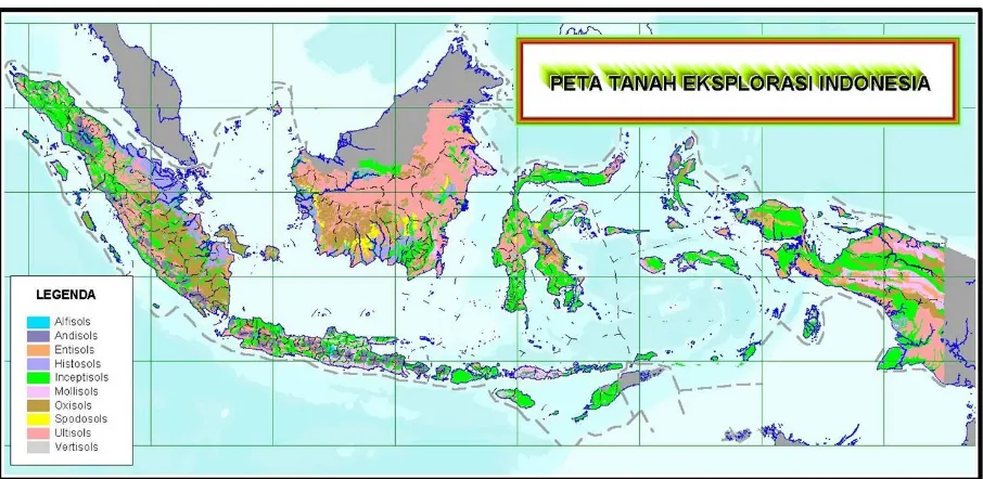 Gambar 1. Peta Tanah Eksplorasi Indonesia 