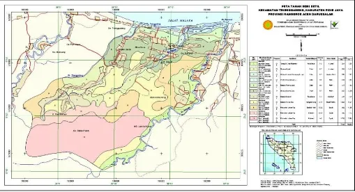 Gambar 2. Peta Tanah Tinjau, Provinsi Jawa Timur Figure 2. Reconnaissance Soil Map, East Java Province 