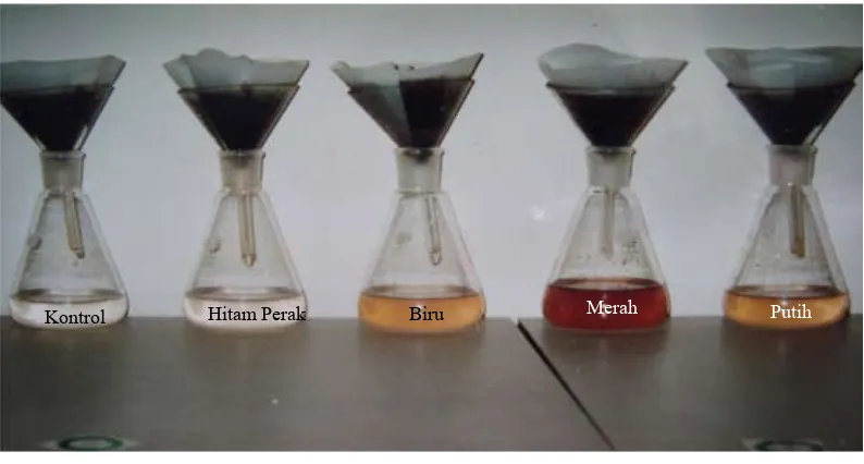 Gambar 1.  Hasil ekstraksi yang berbeda (Different results extraction)