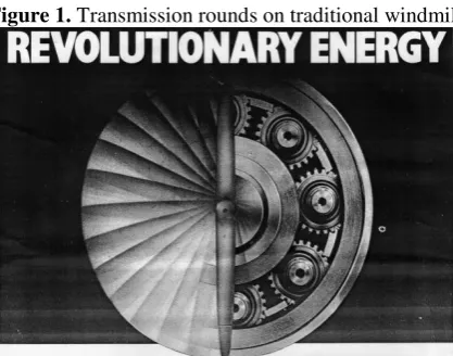 Figure 1. Transmission rounds on traditional windmill 